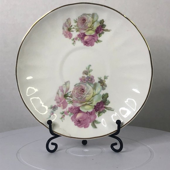 Springfield Bone China Teacup and Saucer - Picture 6 of 9